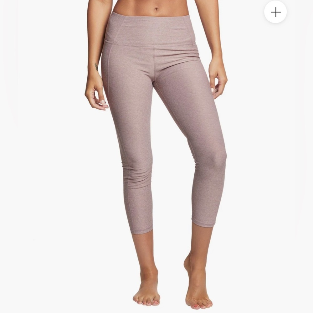 Varley Brown Taupe Everett High Rise Leggings
